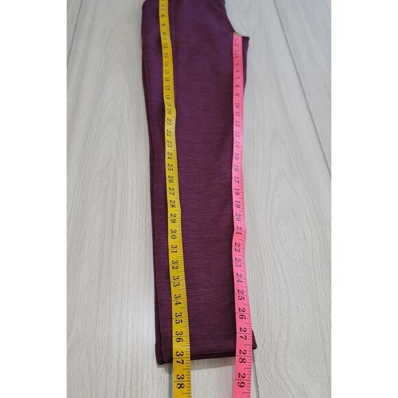 Title Nine Leggings Size Small Purple Fleece Lined Athleisure Outdoors Comfy - Picture 11 of 11